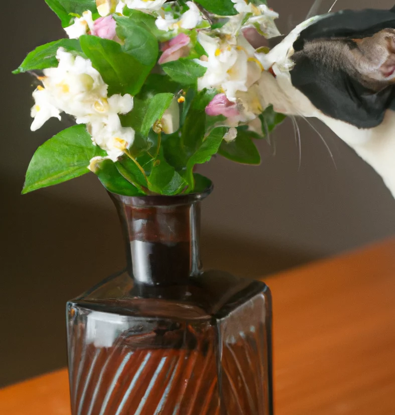 Cat and Paraguayan Jasmine