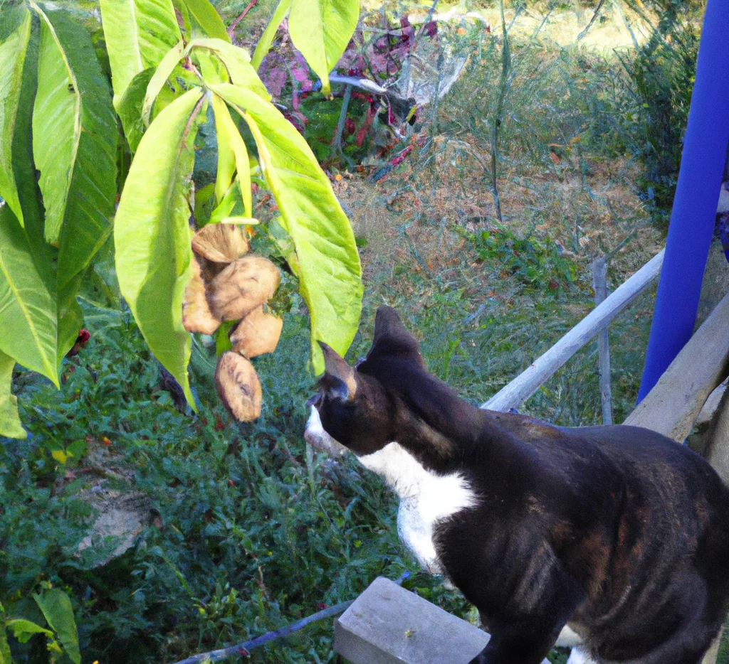 Black Walnut with a curious cat nearby