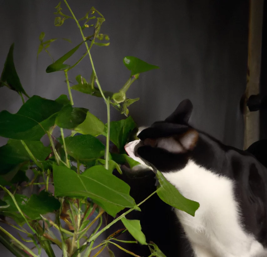 Bullbier with a cat