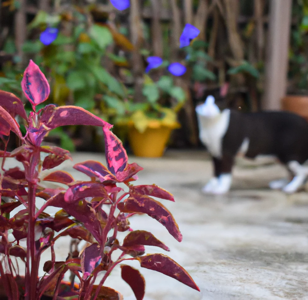 Cat looks at Bloodleaf