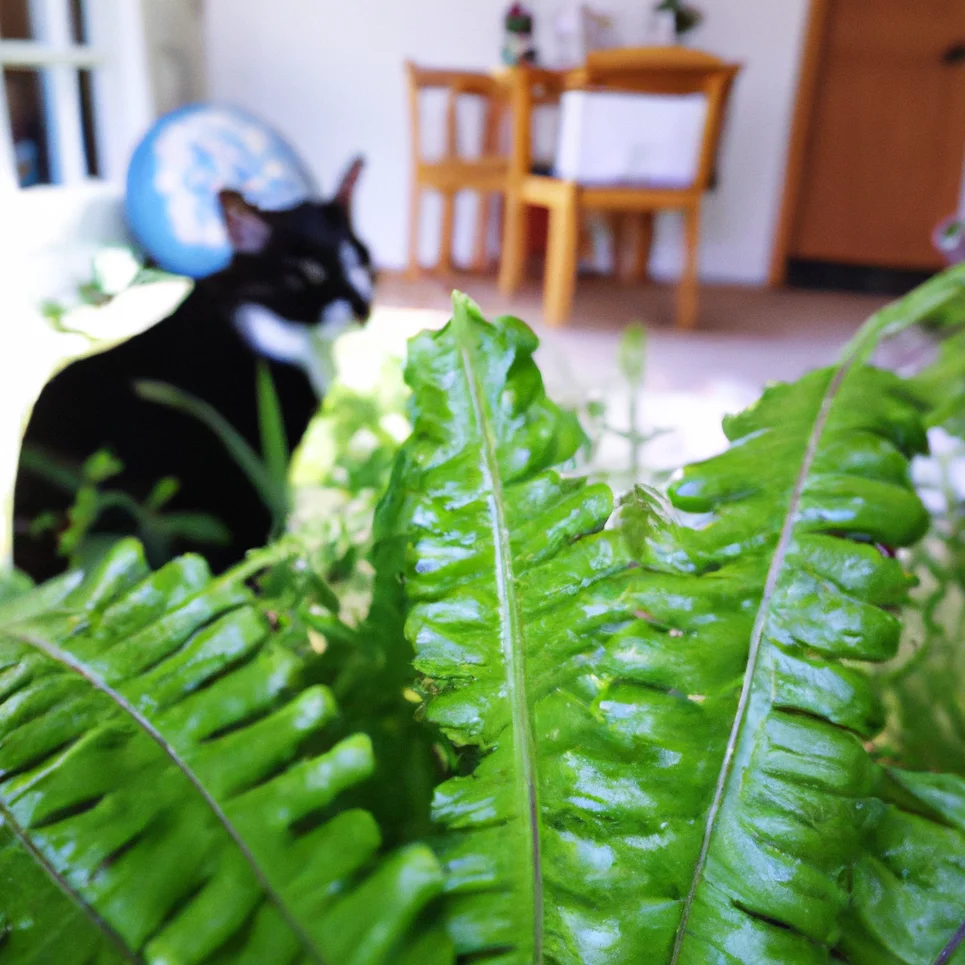 Christmas Dagger with a cat in the background