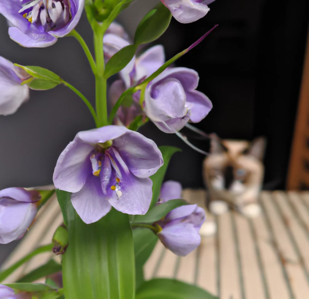 Jacob's Ladder with a cat in the background