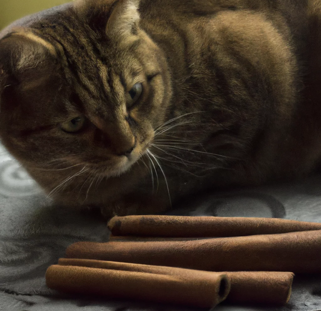 cat does not like the smell of cinnamon